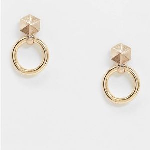 All Saints gold earrings